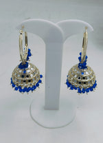 Beaded  Textured Round Shaped Jhumkas Earrings for Women in Germany