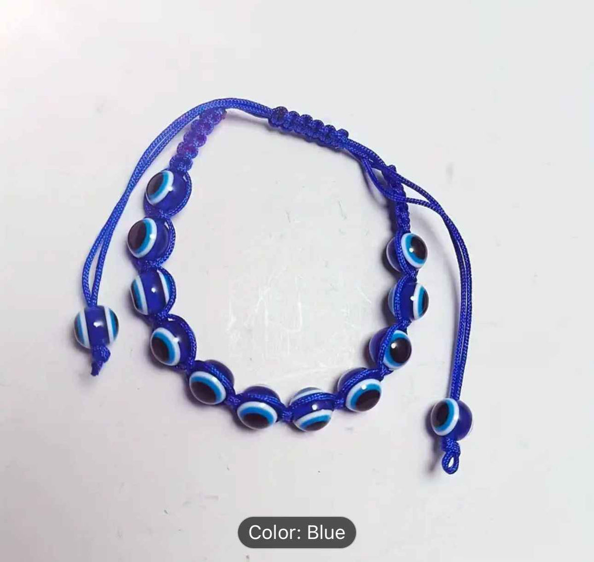 Handmade Blue Colour Thread With Silk Dori Evil Eye Bracelet in Berlin
