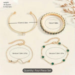 Green Rhinestone Snake Design Bracelet in Berlin