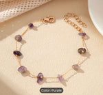 Natural Stone Beaded Ankle Bracelet in Munich