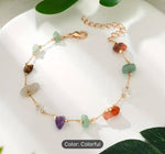 Natural Stone Beaded Ankle Bracelet in Berlin