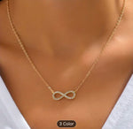 Stainless Steel Jewelry Infinity Pendant Choker Necklaces for Women in Germany