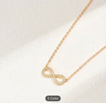Stainless Steel Jewelry Infinity Pendant Choker Necklaces for Women in Germany