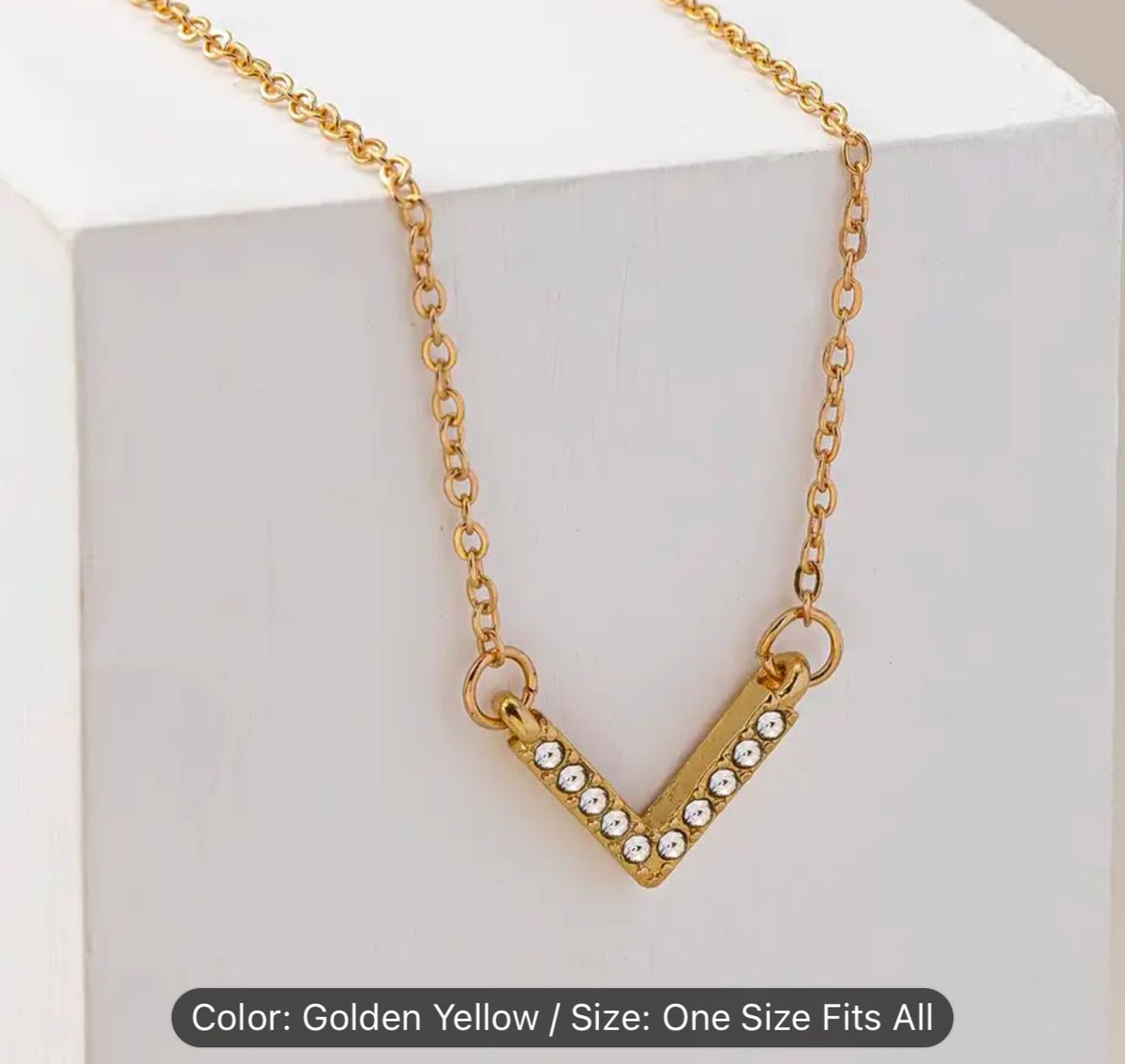 Rose Gold-Plated Cubic Zirconia-Studded Short Necklace in Germany
