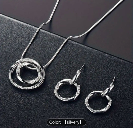 Fashion Silver jewelry set for women in Germany