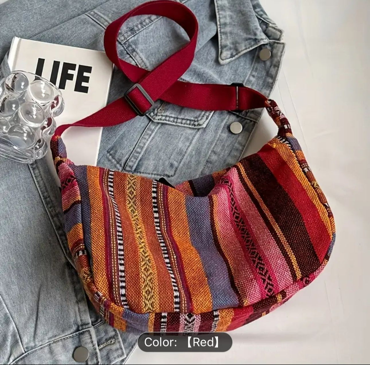 Ethnic Fringe Crossbody Bag in Berlin