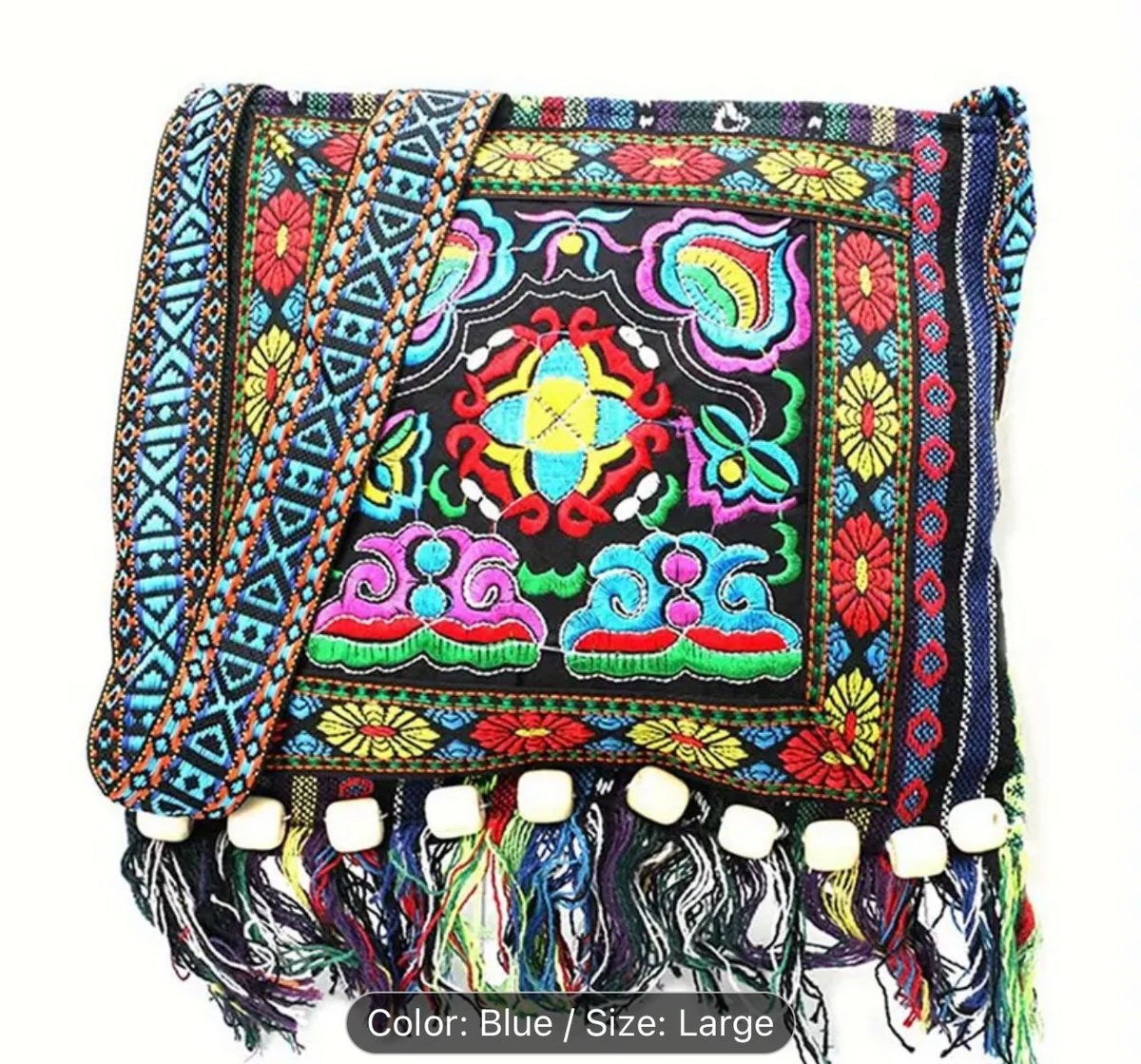 Vintage Chinese National Ethnic Shoulder Bag Embroidery in Germany