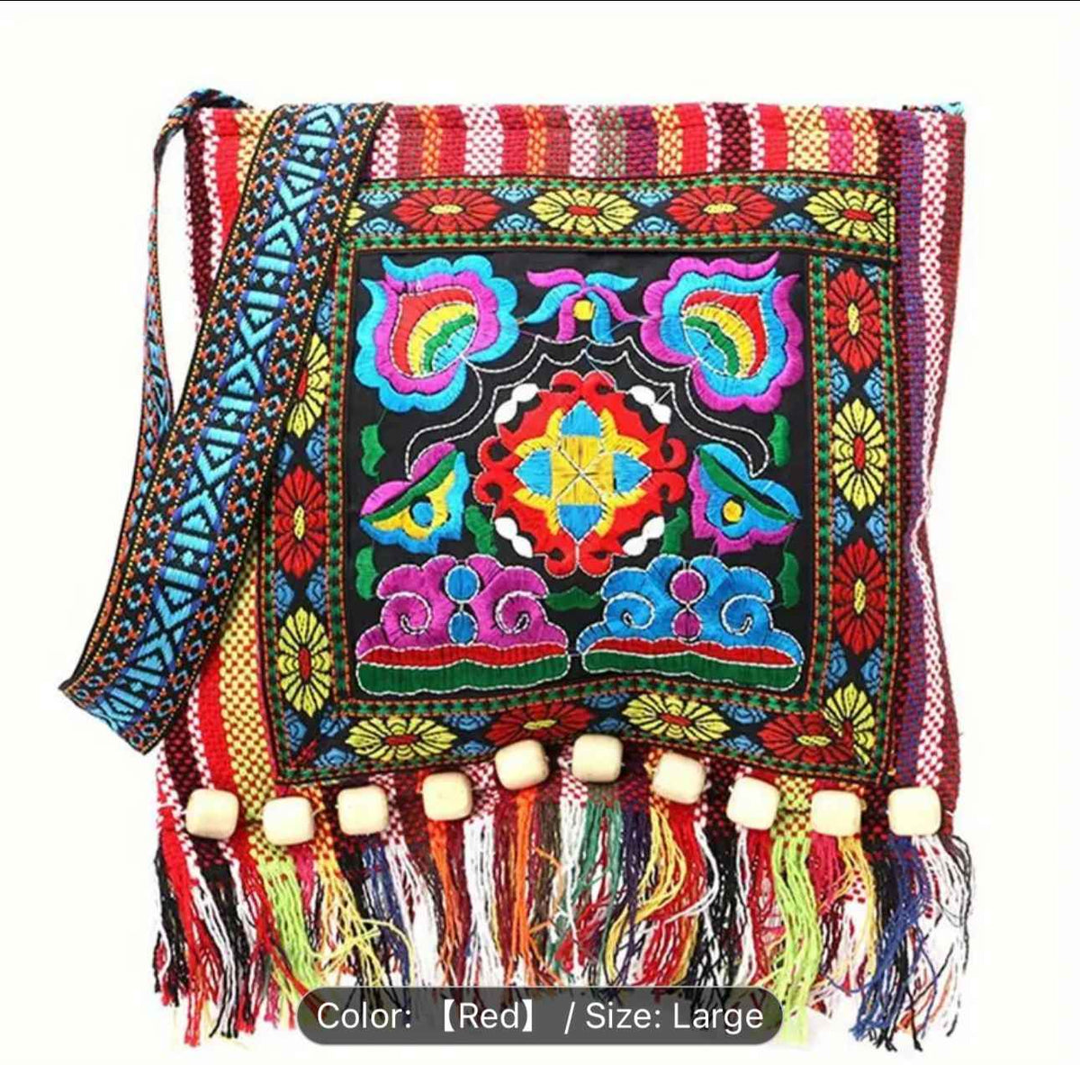 Vintage Chinese National Ethnic Shoulder Bag Embroidery in Germany
