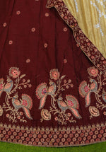 Maroon Elegance Lehenga Choli With Dupatta in Berlin Namma Markt
