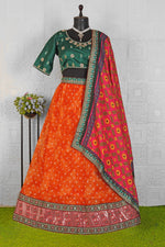 Woven Lehenga Choli Set with Dupatta in Germany