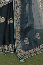 New Heavy Embroidery Work Saree for women in Germany