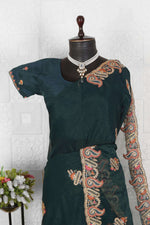 Trendy Embroidered Organza Saree in Germany