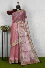 Unique Embroidered Organza Saree in Berlin Namma Markt