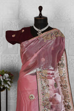 Unique Embroidered Organza Saree in Berlin Namma Markt