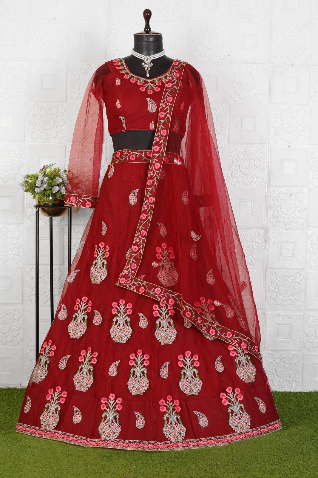 Beautiful Embroided net Lehanga in Germany