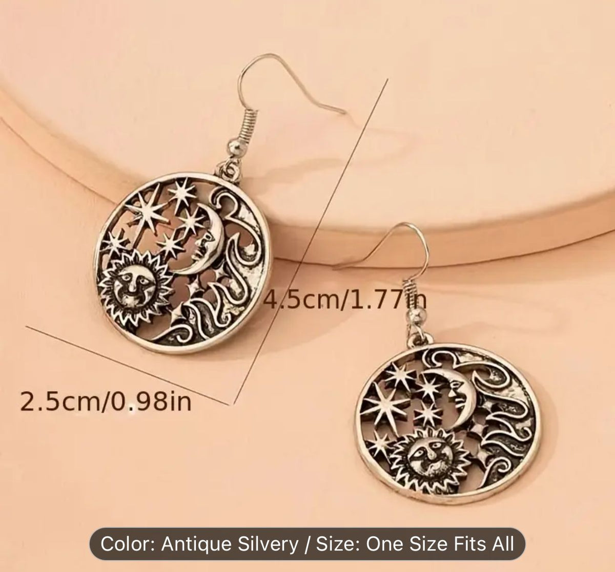 Ruby Drop Dangle Earrings Silver Teardrop Vintage Earrings in Germany
