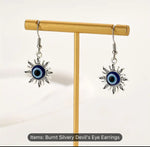 Pretty cute spiritual evil eye silver Earrings in Berlin