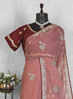 Chiffon Beautiful Embroided Saree in Germany