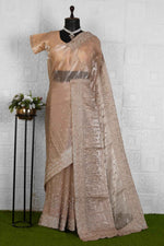 Chiffon Embroidered Saree Set Munich