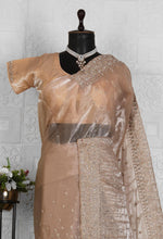 Chiffon Embroidered Saree Set Munich