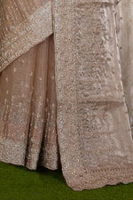 Chiffon Embroidered Saree Set Munich