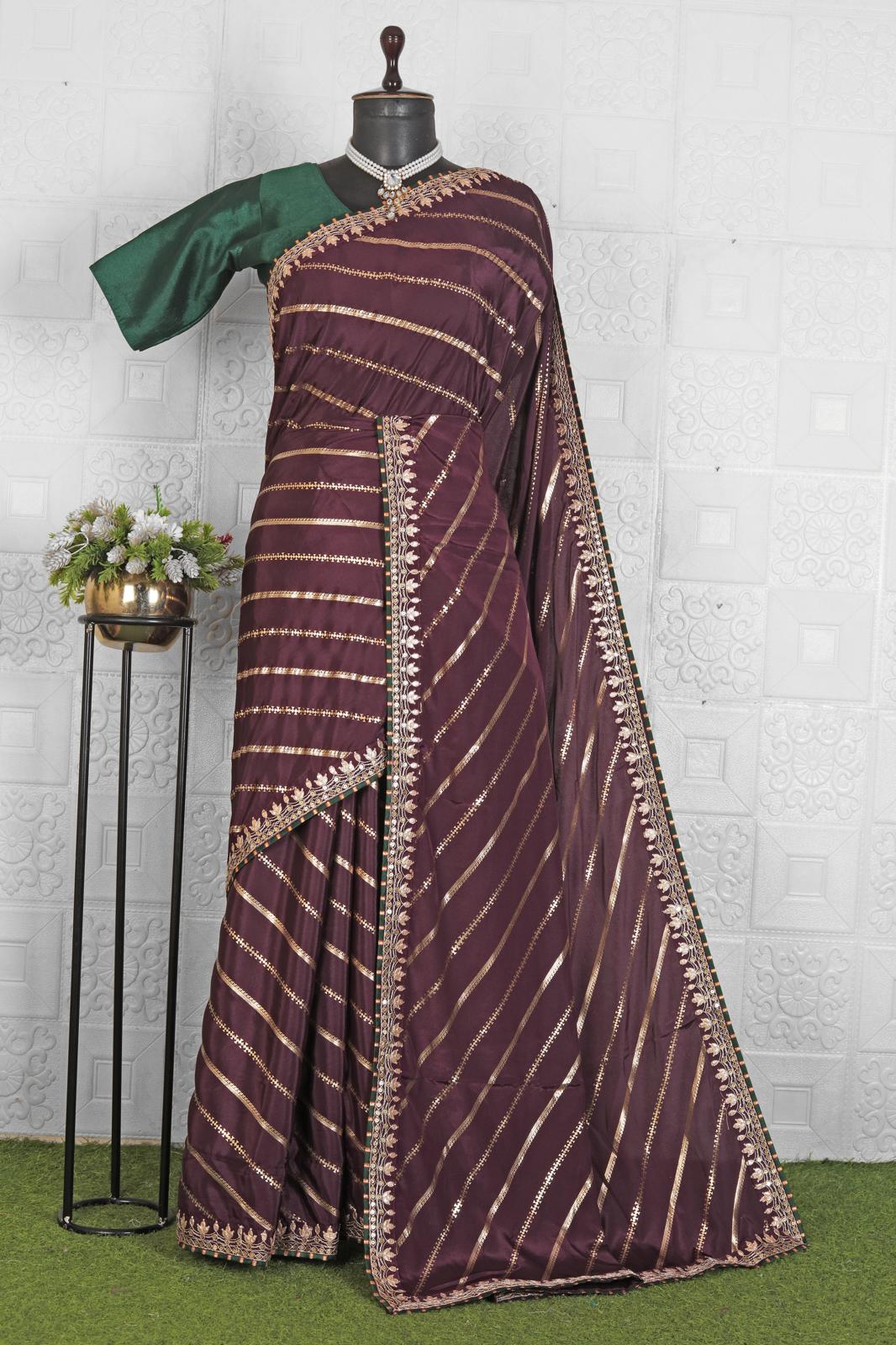 Women silk saree In Germany