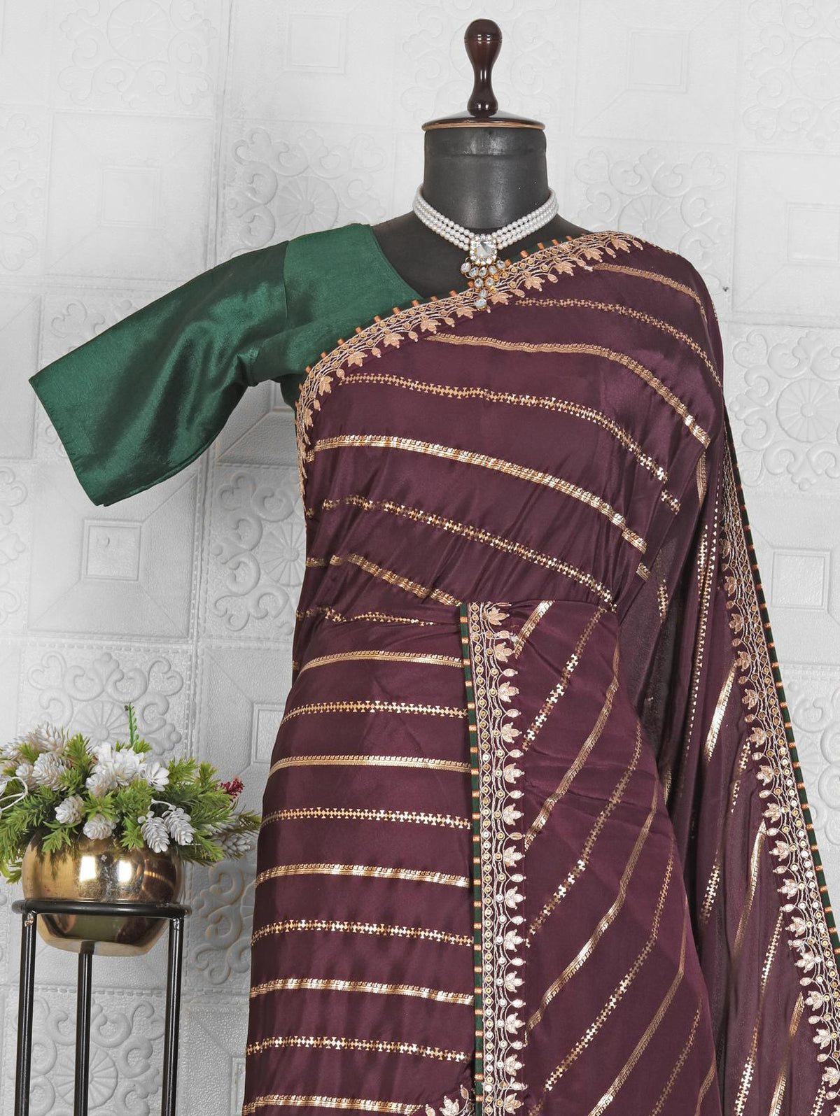 Women silk saree In Germany