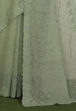 Chiffon Beautiful Embroided Saree in Germany