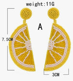 Orange Design Partywear Lightweight Earring for Women and Girls in Munich