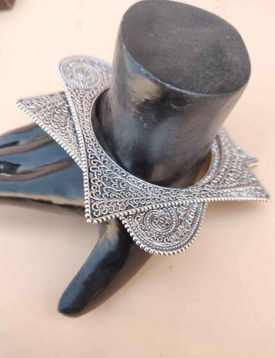 Oxidised german silver square bangles in Germany