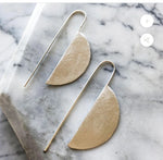 Brass handmade Anti Tarnish gold plated design lightweight earring in Germany