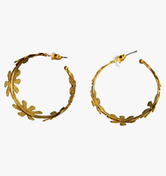 Golden Brass Fancy Earrings For Girl And women in Germany Namma Markt