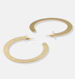 Gold Plated Partywear Lightweight Brass Earring in Berlin
