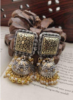 Gold Plated Alloy Oxidized Jhumki Earring in Germany