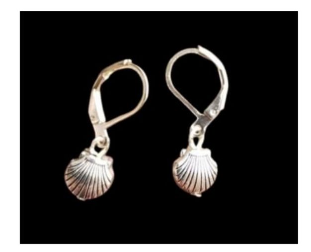 Charming Silver Charm Hoop Earrings in Munich