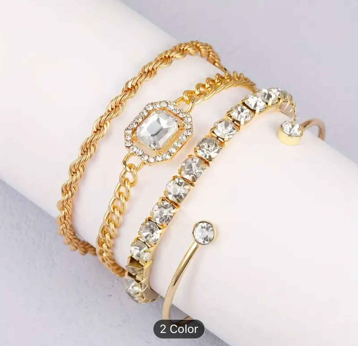 Gold-plated layered Chain Bracelet in Germany