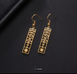 Earrings for Women Stainless Steel Cross Eye of Horus Egyptian Symbol Dangle Earrings in Germany