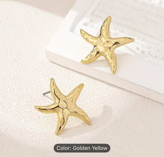 Starfish Earrings Simple Summer Beach Earrings in Munich