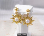 Sun Pearl Drop Earrings in Germany