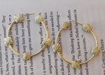 Modern Artistic Brass Handmade Round Shape Hoop Earring in Germany