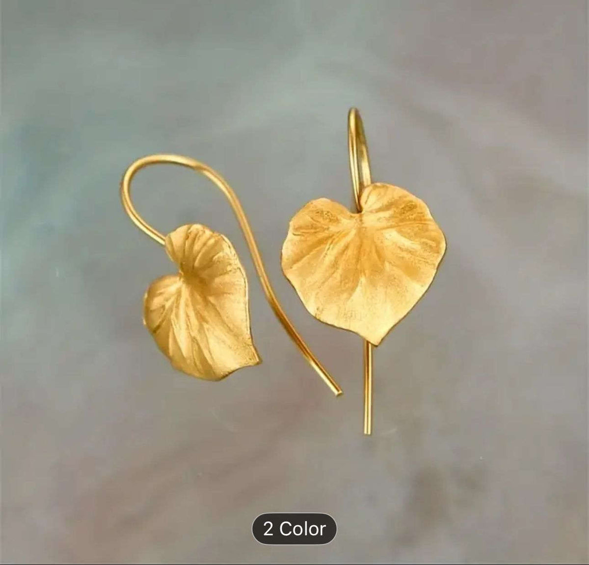 Exquisite Design Lotus Petal Flower Stud Trend Female Metal Earrings  in Munich Namma Markt