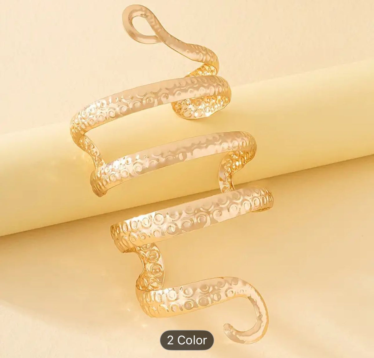 Gold Snake Arm Accessory in Berlin