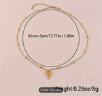 Gold Fashion Heart Pendant Necklace Woman Choker Stainless Steel in Berlin