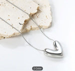 Cute Cubic Heart Pendant Necklace for woman in Germany