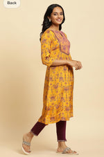 Women's Viscose Regular Fit Casual Kurta in Germany