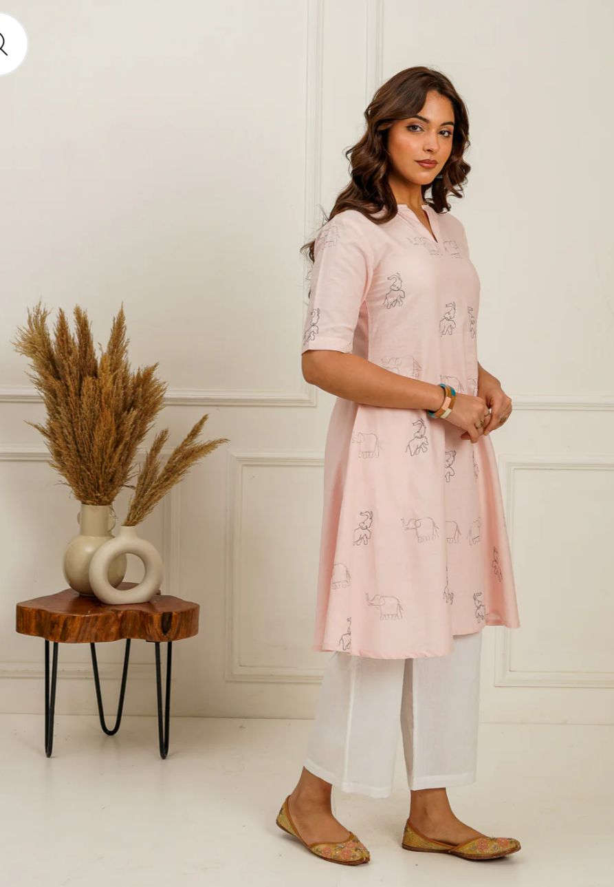 A-Line Embroidered Kurti in Berlin