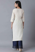 Ecru Straight kurta in Germany