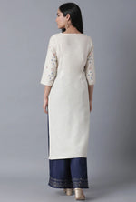 Ecru Straight kurta in Germany