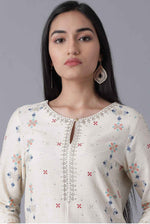 Ecru Straight kurta in Germany