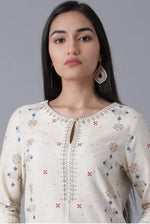 Ecru Straight kurta in Germany